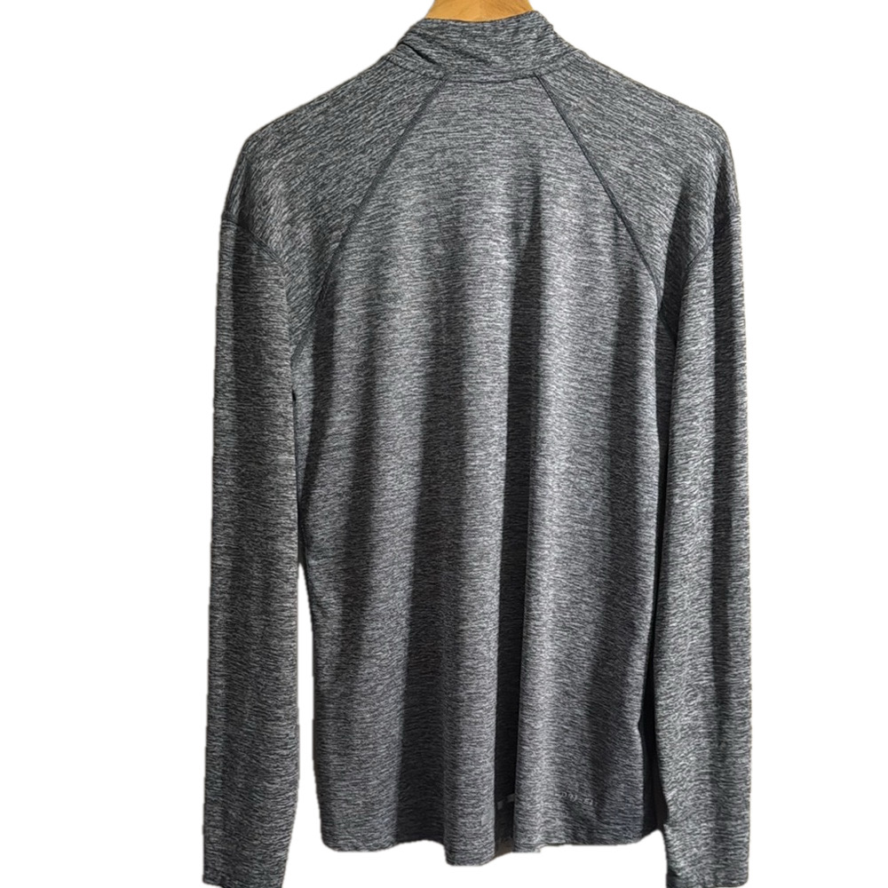 Nike Heathered Gray Long Sleeve Pullover - Picture 6 of 6